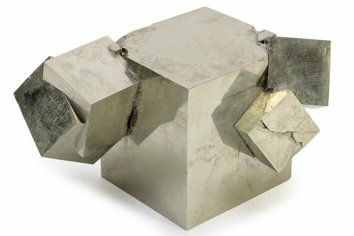 Natural Pyrite Cube Cluster - Spain #227687